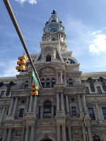 City Hall, clean on top, a little grimy on the bottom.