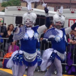 Hello, sailors! Mermaids on parade. 