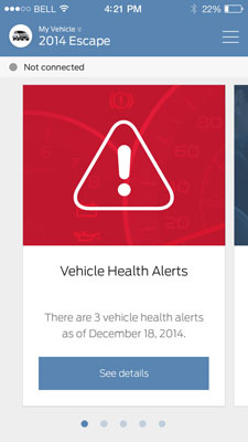 vha alert ford mobile app