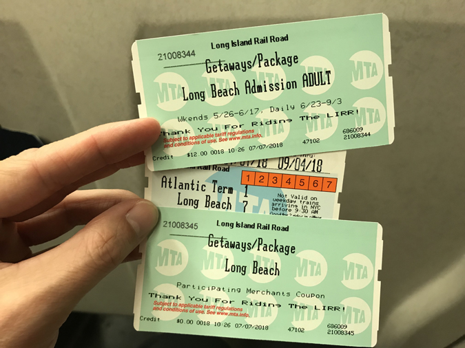 LIRR to Long Beach tickets 